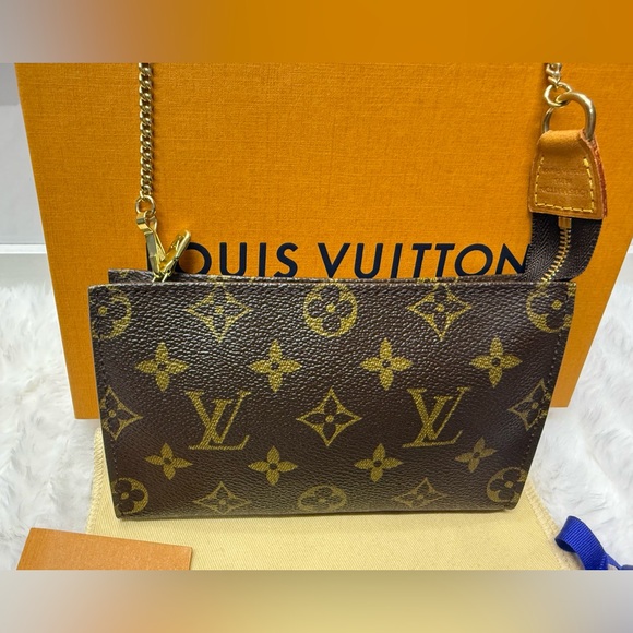 LOUIS VUITTON-VI0011 Petit Bucket Pochette Monogram Canvas - Picture 2 of 10